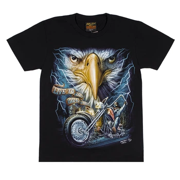Футболка Орел "Live To Ride, Ride To Live" (світиться у темряві) (00000006870), Розмір M