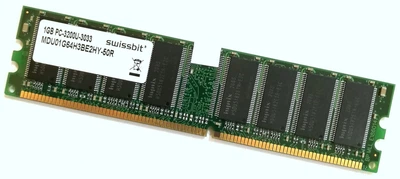 Оперативная память Swissbit DDR 1Gb 400MHz 3200U CL3 2.6V (MDU01G64H3BE2HY-50R) Б/У