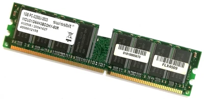 Оперативная память Swissbit DDR 1Gb 400MHz 3200U CL3 2.6V (MDU01G64H3BD2HY-50R) Б/У