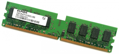Оперативная память Elpida DDR2 2Gb 800MHz PC2 6400U CL6 (EBE21UE8AEFA-8G-E) Б/У