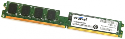 Оперативная память Crucial DDR2 2Gb 800MHz PC2 6400U 2R8 CL6 (CT25664AA800.M16VFH) Б/У