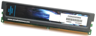 Игровая оперативная память Corsair DDR2 2Gb 800MHz PC2 6400U CL5 (CGM2X2G800) Б/У