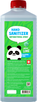 Дезінфікувальний антисептичний засіб HEALER Hand Sanitizer Antibacterial Kid Лайм 1000 мл (4820222180665)
