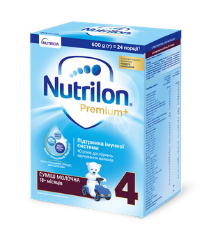 Суміш молочна Nutrilon Premium+ 4, 600г