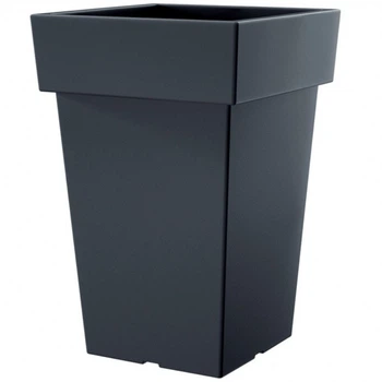 Горщик для квітів Prosperplast LOFLY високий Н-44 см антрацит (70722-433)
