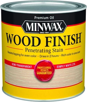 Морилка маслянная Minwax Wood Finish профессиональная 0.946 л Простой белый (700524444)