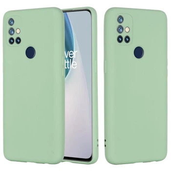 Силиконовый (TPU) чехол Deexe Silicone Case для OnePlus Nord N10 - Green