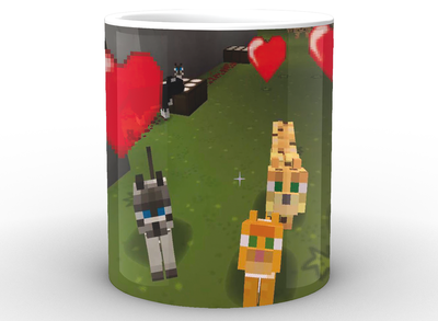 Кружка GeekLand Minecraft Майнкрафт коты&nbsp;MС.02.041