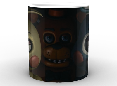 Кухоль Five Nights At Freddys П'ять ночей з Фредді постер FN.02.010.580 ( 19640 )