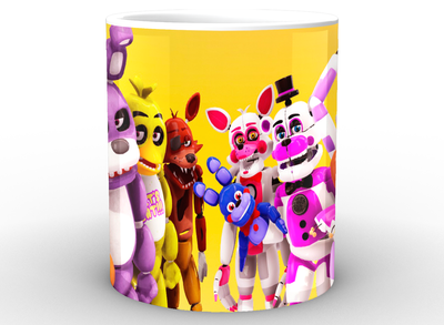 Кухоль Five Nights At Freddys П'ять ночей з Фредді постер FN.02.059 ( 16297 )
