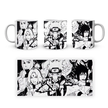 Кружка Geek Land белая Наруто Naruto Главные герои Черно-белый NA.02.309