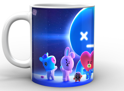 Кружка Gee! БТ21 животные BT21 BTS 02.43
