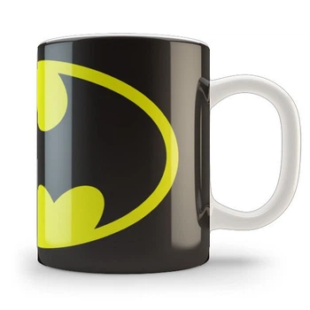 Кухоль GeekLand білий Бетмен Batman Бетмен жовтий знак BM.02.068 ( 24049 )