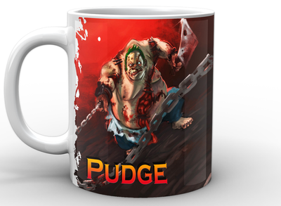 Чашка з принтом Dota Дота Пудж DT.02.007.522 Кружка керамічна 0,33