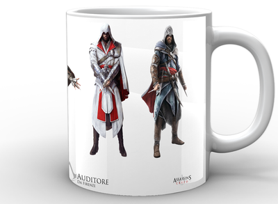 Кружка GeekLand белая Assassins Creed&nbsp;Кредо Ассасина&nbsp;главный герой AC.02.04