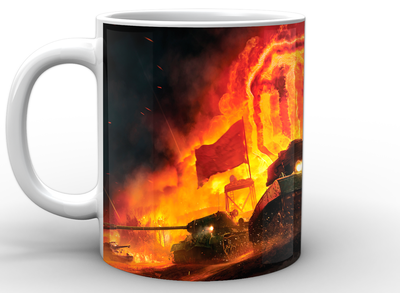 Кухоль World of Tanks Світ танків постер&nbsp;WT.02.005