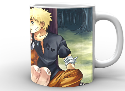 Кружка Geek Land біла Наруто Naruto Наруто та Хіната NA.02.019
