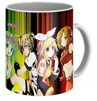 Кружка Вокалоиды Vocaloid Хацунэ Мику Hatsune Miku Добро пожаловать VC 02.12