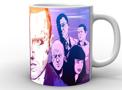 Кружка Geek Land белая Breaking Bad Во все тяжкие фан арт BB.02.028