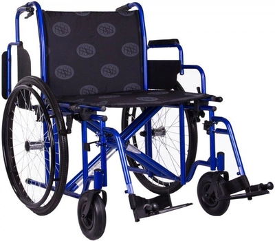 Посилена ивалидная коляска OSD Millenium HD OSD-STB2HD-55 Синій/чорний