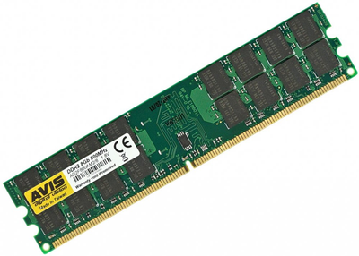 Оперативная память DDR2-800 8Gb для AMD систем PC2-6400 AVIS AD2F800AM2/8 8192MB (770008647)