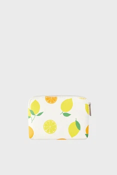 Женский белый кошелек с узором Lemon Print Coinpurs Accessorize OS 189068