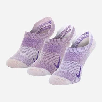 Набор носков Nike W Nk Everyday Plus Ltwt Ns CV2964-970 34-38 3 пары Серый/Фиолетовый (194955547083)