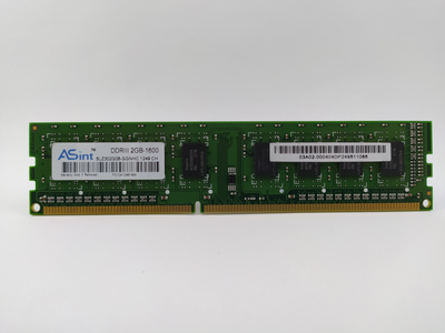 Оперативная память ASint DDR3 2Gb 1600MHz PC3-12800U (SLZ302G08-GGNHC) 5398 Б/У