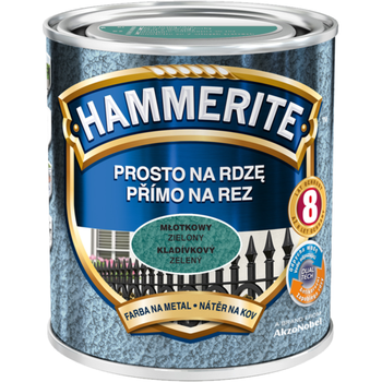Краска для металла молотковая Hammerite (Хаммерайт), Светло-зелёный, 2.5л