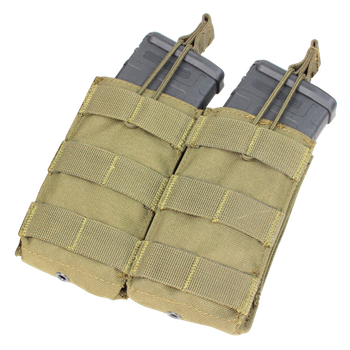 Подсумок для магазинов двойной молле Condor Double M4/M16 Open Top Mag Pouch MA19 Тан (Tan)