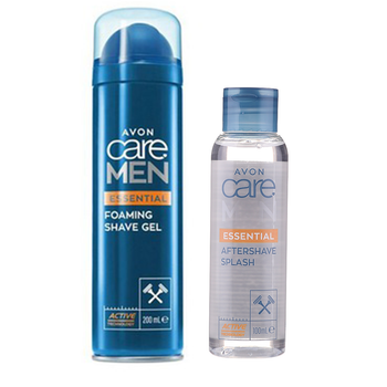 Набор для бритья Avon Care Men "Основной уход"(гель для бритья 200 мл лосьон после бритья 100 мл)