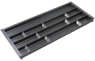 Лоток для столовых приборов Essetre Whitty-Line 1102-1130x473-481мм антрацитовий (WC1200B1VX055)