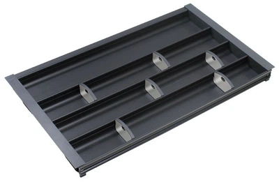 Лоток для столовых приборов Essetre Whitty-Line 802-830x473-481мм антрацитовий (WC0900B1VX055)