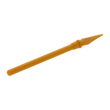 Оружие Lego Копье Pike Elaborate with Pearl Gold Tip 90391pb02 6000298 Pearl Gold Б/У