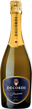 Вино ігристе Decordi Prosecco Spumante біле сухе 0.75 л 11% (8008820148942_8008820162825)