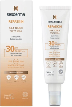 Сонячний протектор для обличчя Sesderma Repaskin Silk Touch SPF 30 з ніжністю шовку 50 мл (8429979456182)