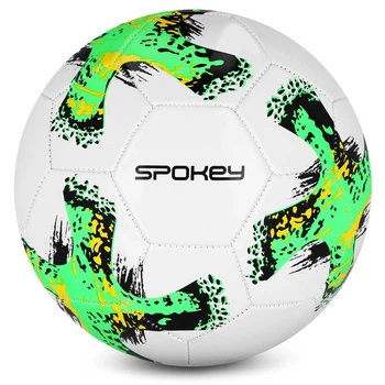 Футбольный мяч Spokey 5 Бело-зеленый 000209085