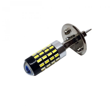 Светодиодная лампа с цоколем Н1 54SMD 3014 12V Белый с драйвером ПРЕМИУМ Avtoexpect (21301)
