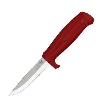 Ніж Morakniv Craftline Q 511 вуглецева сталь пластикова рукоять червоного кольору