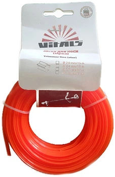 Леска для триммеров Vitals звезда 3.0 мм x 15 м (67363)