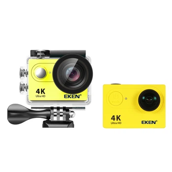 Екшн-камера EKEN H9 4K 1050mAh 2" Аквабокс Yellow (129 zp)