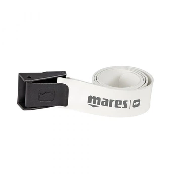 Ремень для фридайвинга Mares Rubber Belt пряжка пластик (белый) (425812.WH)