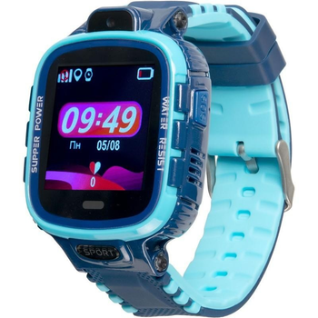 Детские смарт часы Smart Baby Watch TD-26 GP-PK001 GPS edition Голубые умные часы-телефон