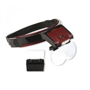 Бинокуляр Magnifier MG81001B с led подсветкой (x1,7; х2,0; x2,5; х3,5)