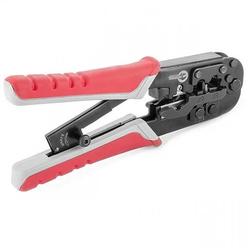 Клещи для опрессовки штекеров RJ11, RJ12, RJ45 типа Western INTERTOOL HT-7052
