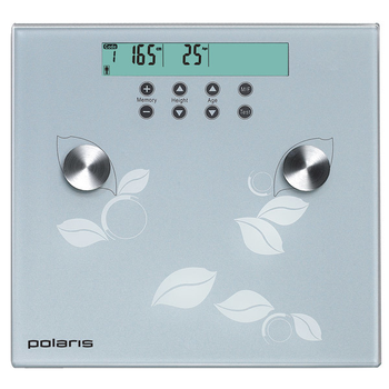 Весы напольные Polaris Grey (PWS-1526DGF)