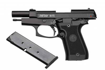 Пістолет стартовий Retay 84FS. Колір - чорний (1195.04.22)