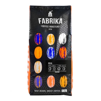 Кава Fabrika Coffee Real 1 кг (1 кг)
