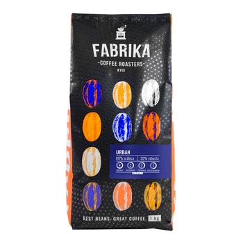 Кофе в зернах Fabrika Coffee Urban 1 кг (1 кг)