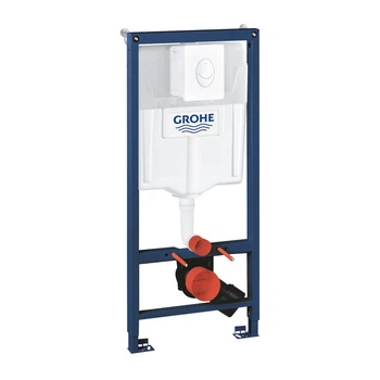 Инсталляция для унитаза GROHE Rapid SL с кнопкой белая глянец 38722001